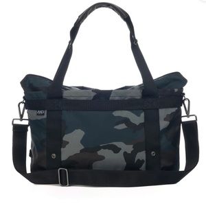 THE ANDI SMALL convertible nylon camo tote